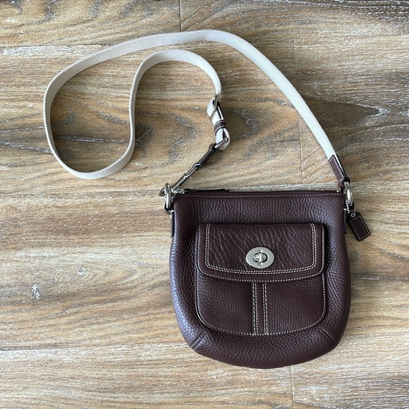 Coach Outlet Hamilton Pebbled Leather Crossbody - Picture 1 of 16
